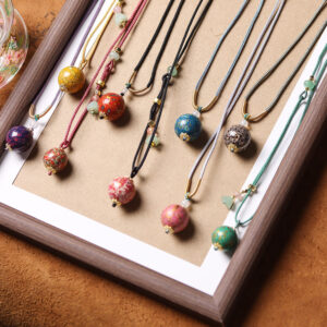 Painted pendant, car ornament