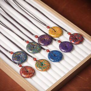 Painted pendant, car ornament