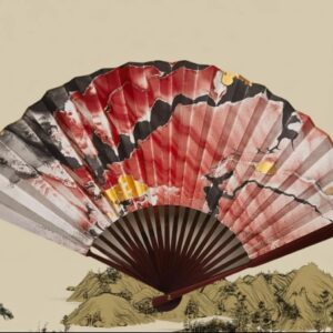 Handmade lacquer fan